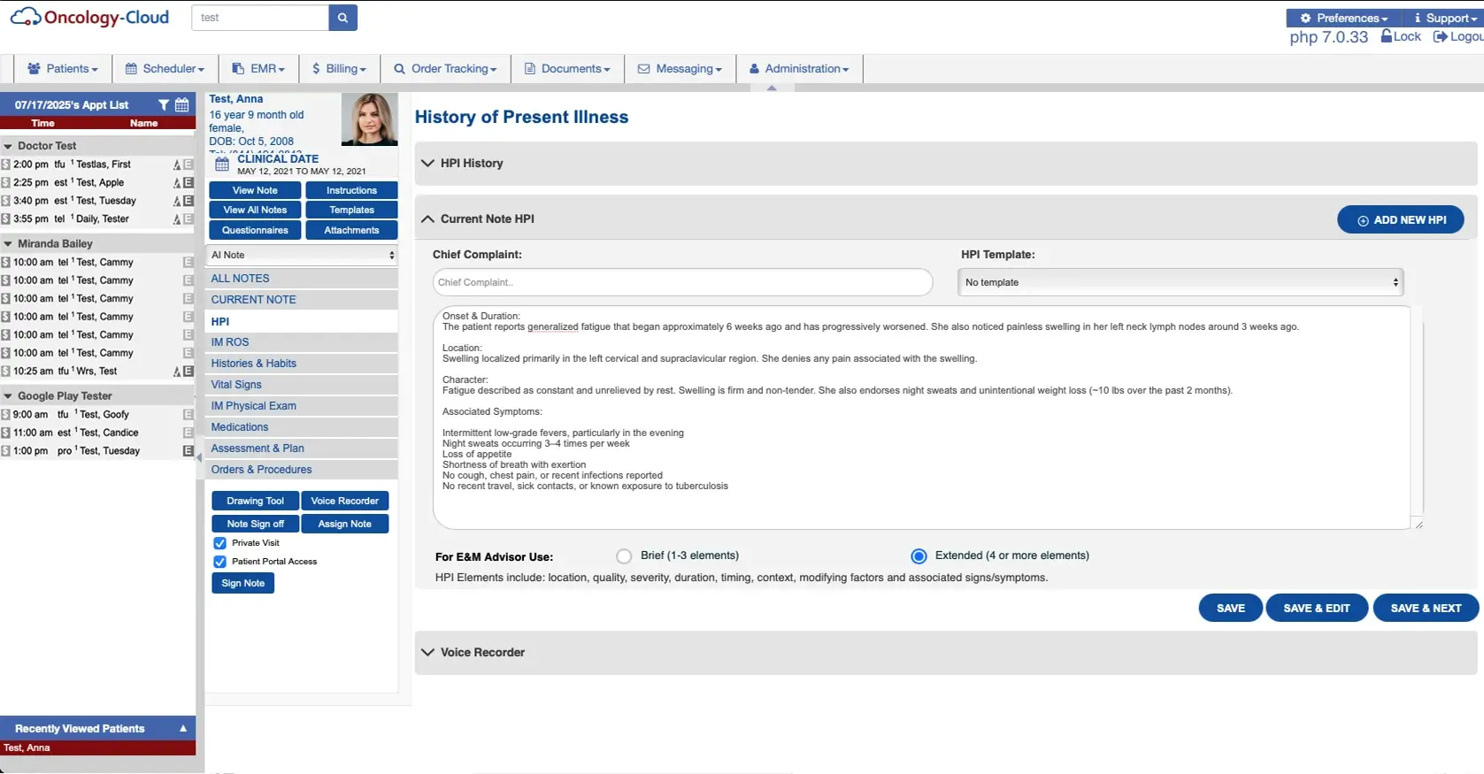 EHR Designed for Oncology Practices